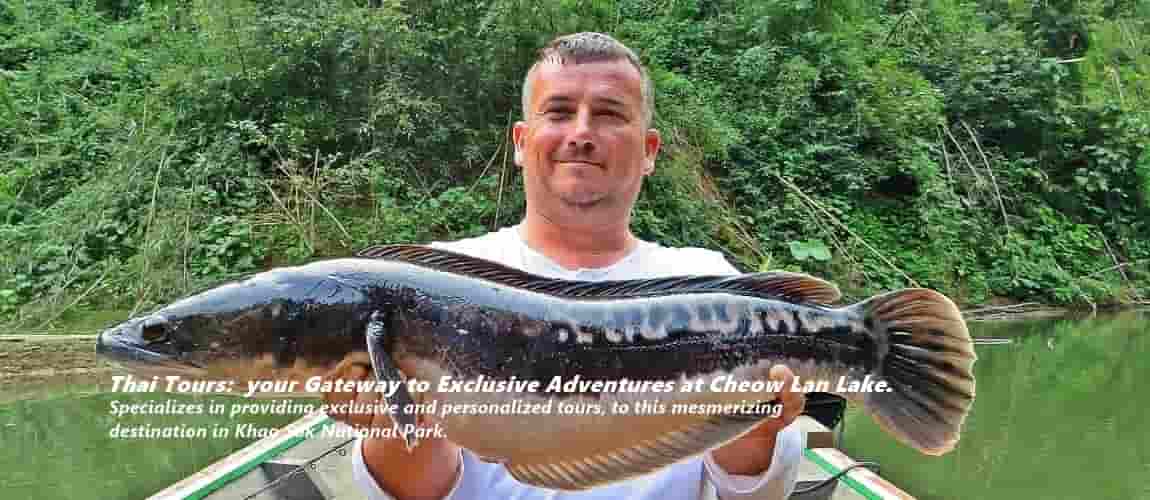 Fiskeri i Cheow Lan-søen i Khao Sok – Flue- og spin-fiskeri
