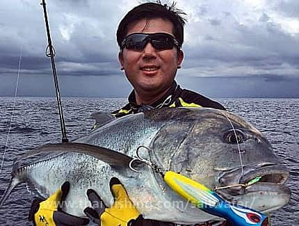 Giant Trevally Fishing Khao Lak Similan Islands Thailand