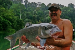 Big Thai Mahseer - Jungle Lake Fishing Thailand