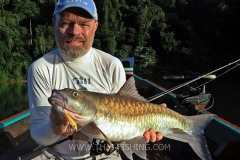 Blue Mahseer Lure Fishing Thailand - Jungle Lake Fishing
