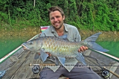Mahseer Fly Fishing - Jungle Lake Fly Fishing Thailand